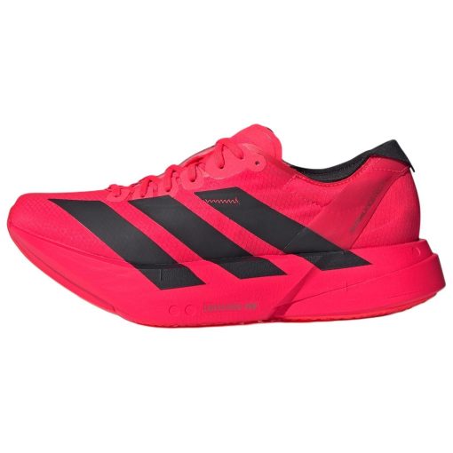 아디다스 Adizero Adios 프로 4 쿠셔닝, 내마모성 로우탑 러닝 신발 여성 레드 JR6356