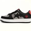 BATHING APE 로우 탑 7123-191-901 A Bathing Ape 베이프 스테 로우 블랙 & 레드 공동 브랜드